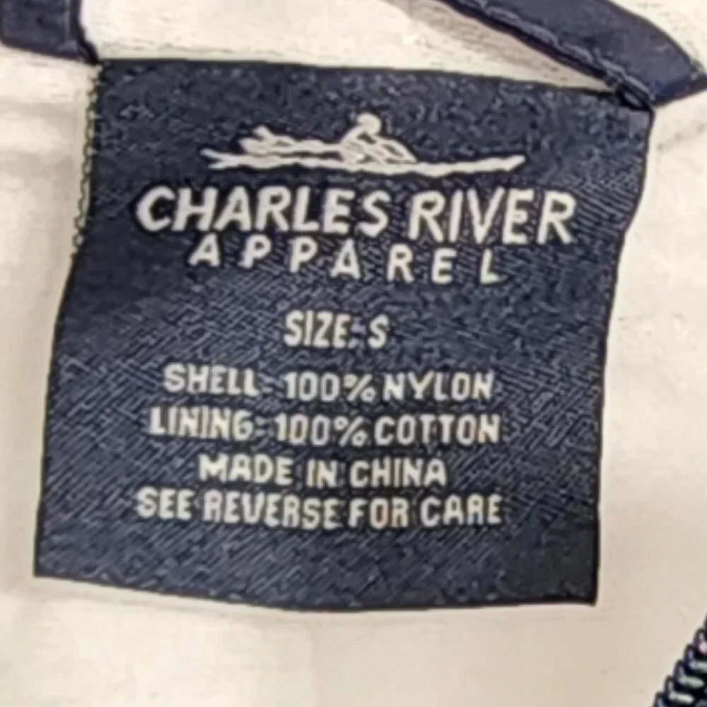 CHARLES RIVER-Jacket-SMALL-MEN/WOMEN- Wind/Rain-BLUE-Hooded--NWT- Unisex - Picture 16 of 16